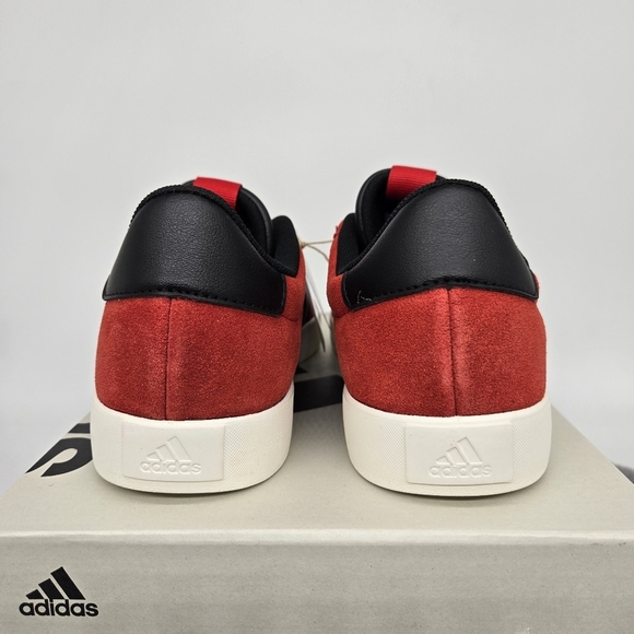 New adidas VL Court 3.0 Better Scarlet Black Men's Skateboarding Shoes Size 11 - Picture 4 of 8